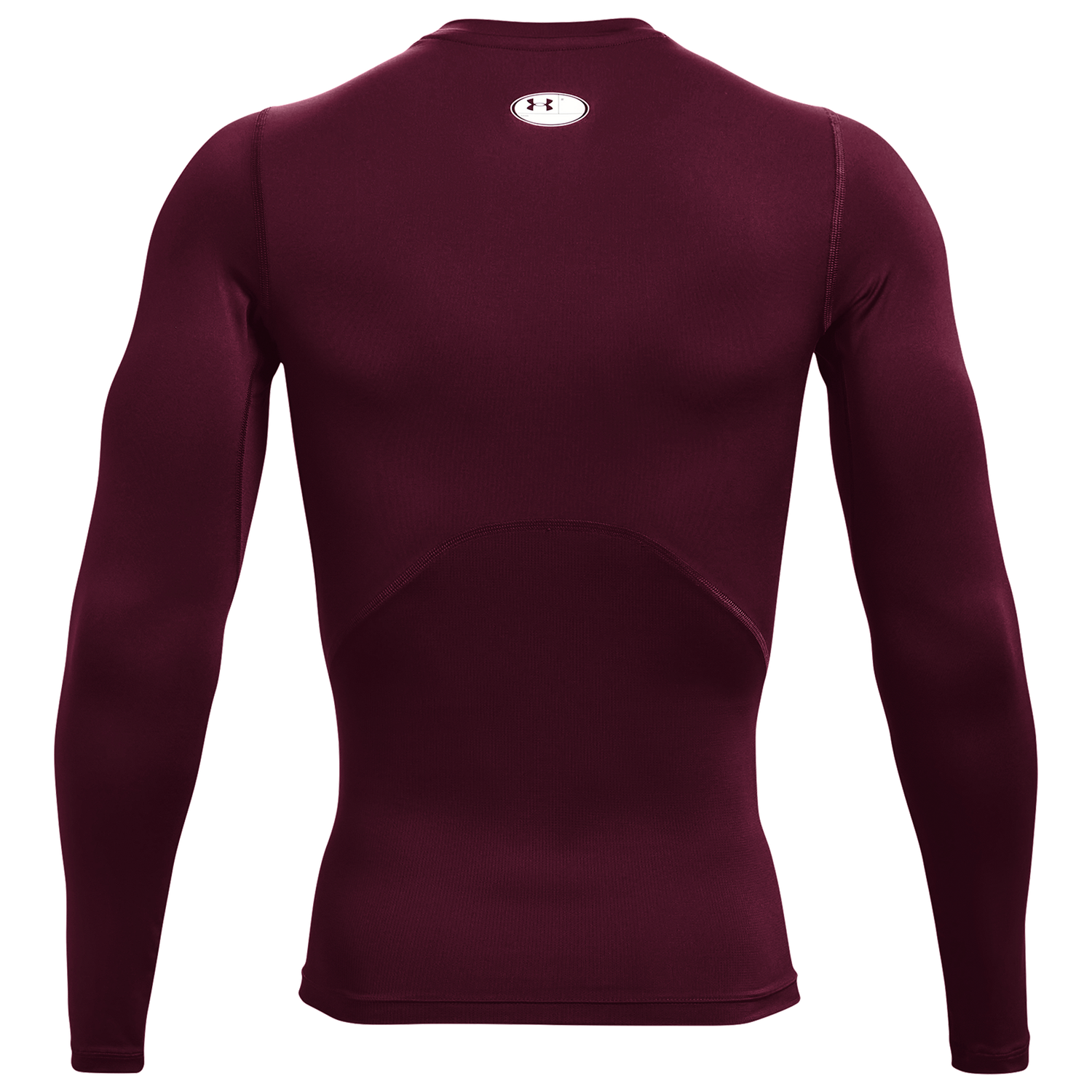 Under Armour HeatGear Armour Comp L/S T-Shirt - Men's - Maroon/White