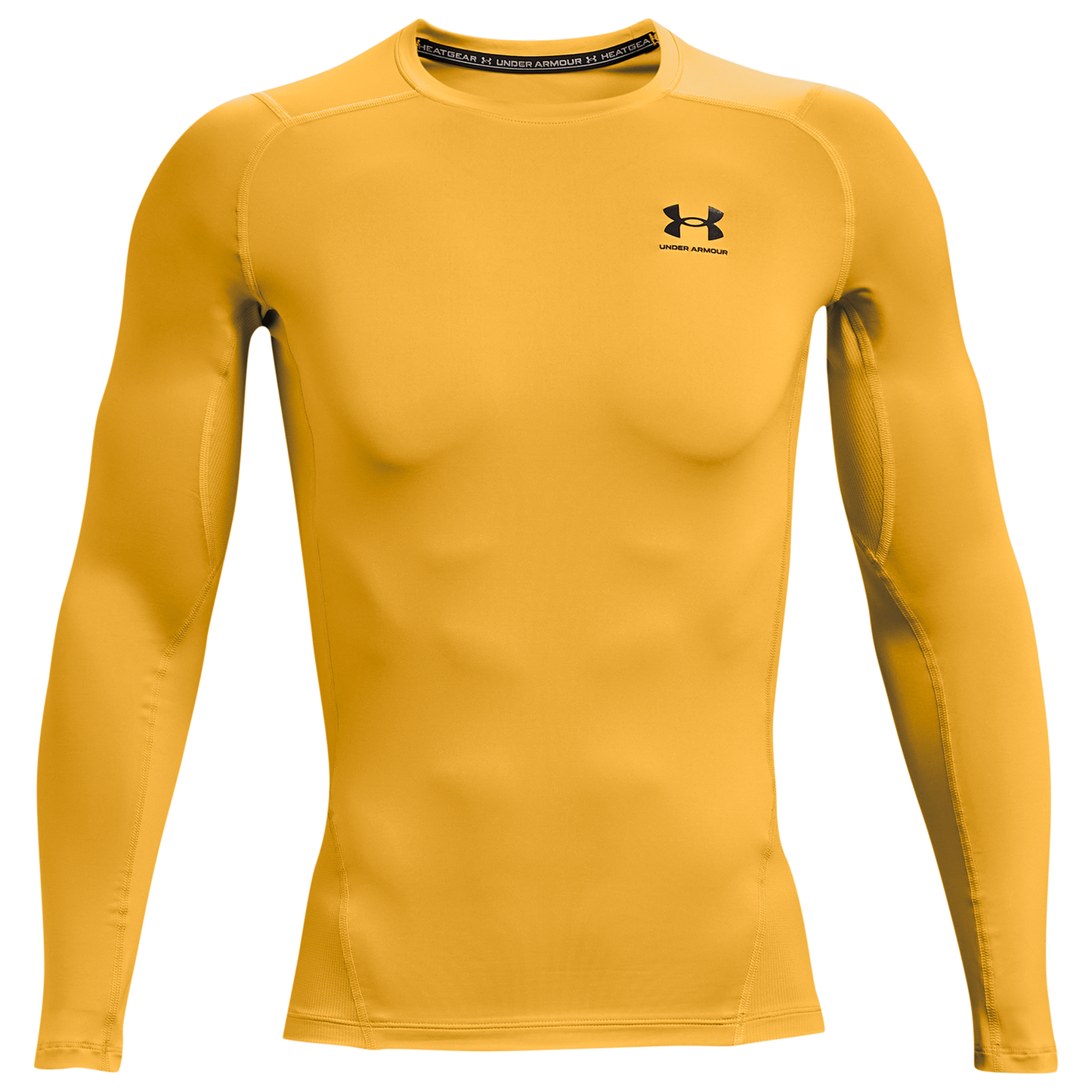 Under Armour HeatGear Armour Comp L/S T-Shirt - Men's - Steeltown Gold/Black