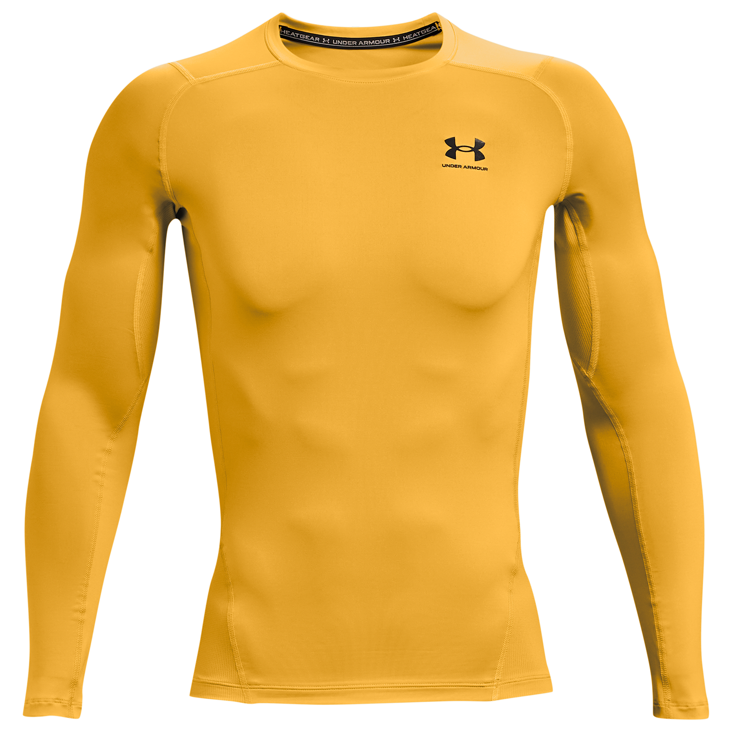 Under Armour HeatGear Armour Comp L/S T-Shirt - Men's - Steeltown Gold/Black