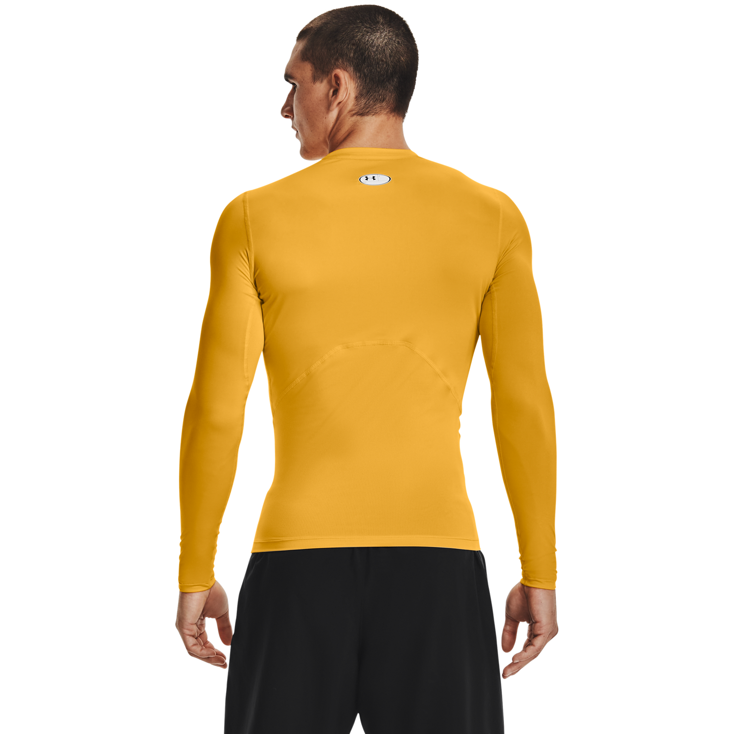 Under Armour HeatGear Armour Comp L/S T-Shirt - Men's - Steeltown Gold/Black