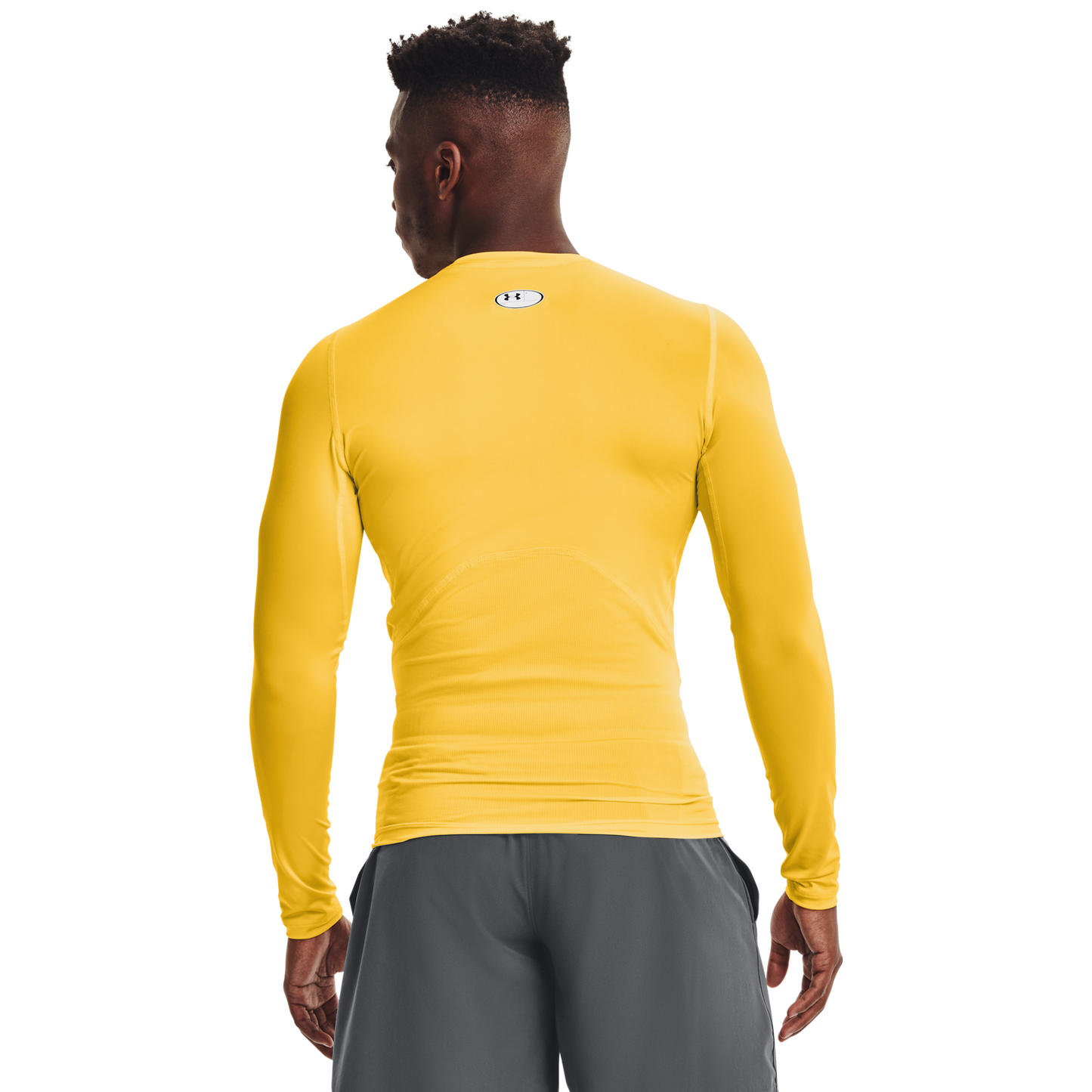 Under Armour HeatGear Armour Comp L/S T-Shirt - Men's - Taxi/Black