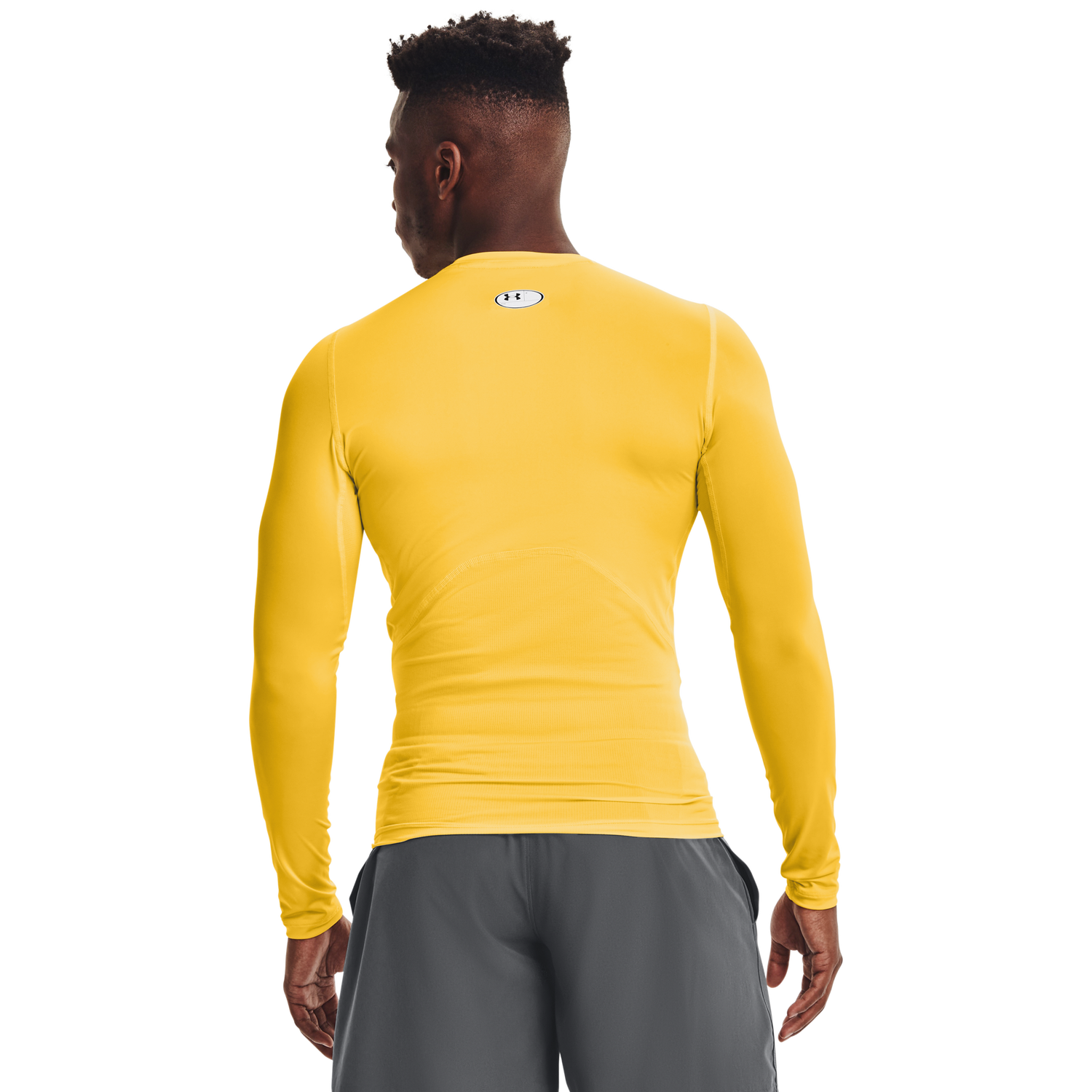 Under Armour HeatGear Armour Comp L/S T-Shirt - Men's - Taxi/Black