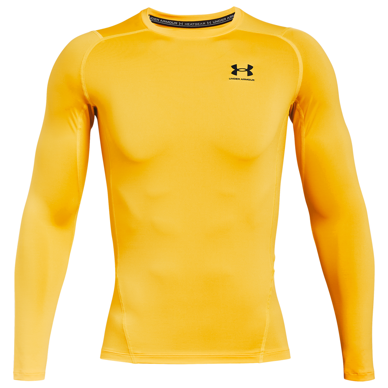 Under Armour HeatGear Armour Comp L/S T-Shirt - Men's - Taxi/Black