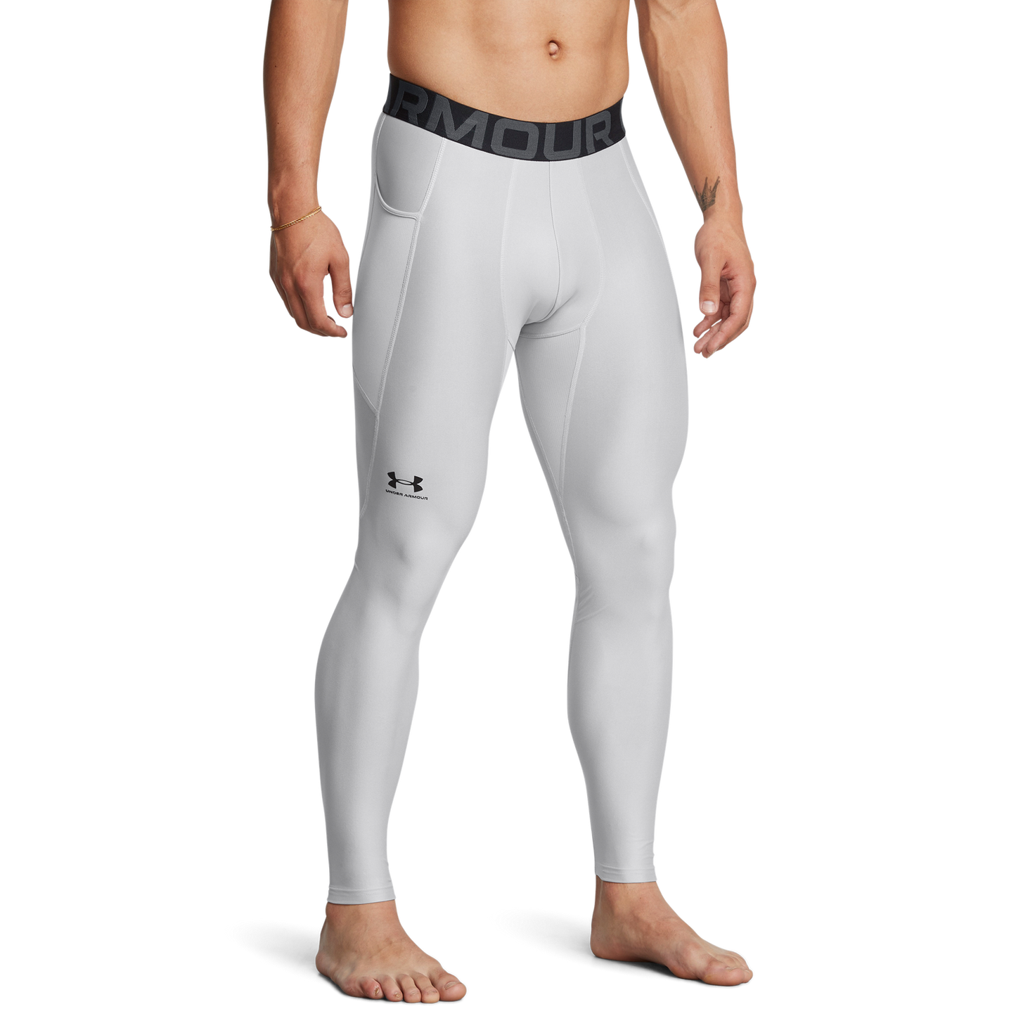 Under Armour HG Armour 2.0 Compression Tights - Men's - Mod Gray/Black