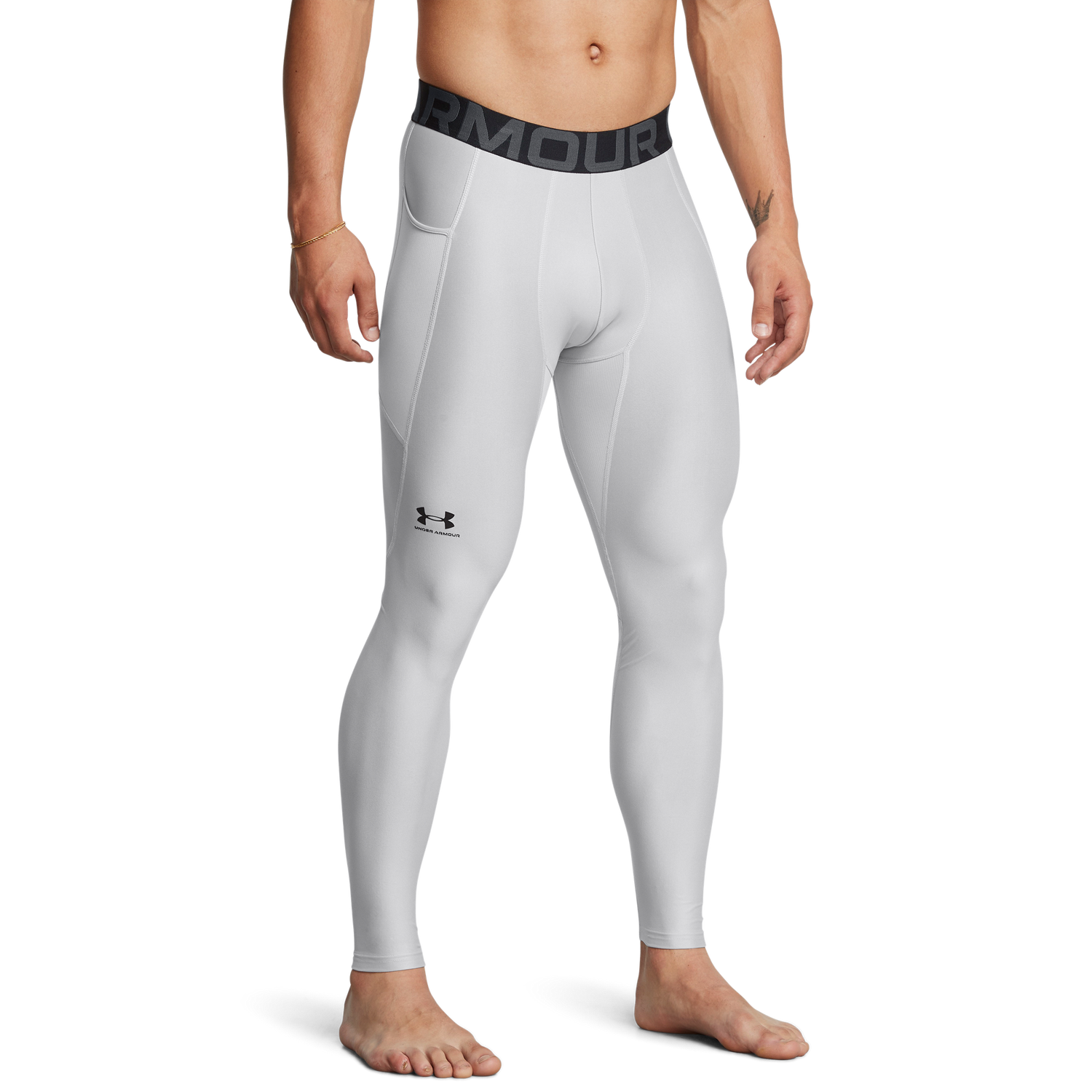 Under Armour HG Armour 2.0 Compression Tights - Men's - Mod Gray/Black