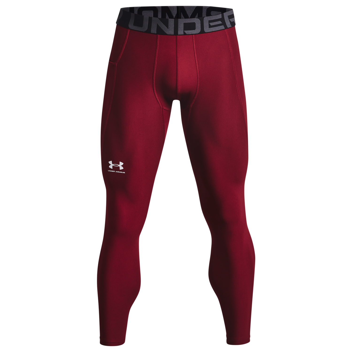 Under Armour HG Armour 2.0 Compression Tights - Men's - Cardinal/White