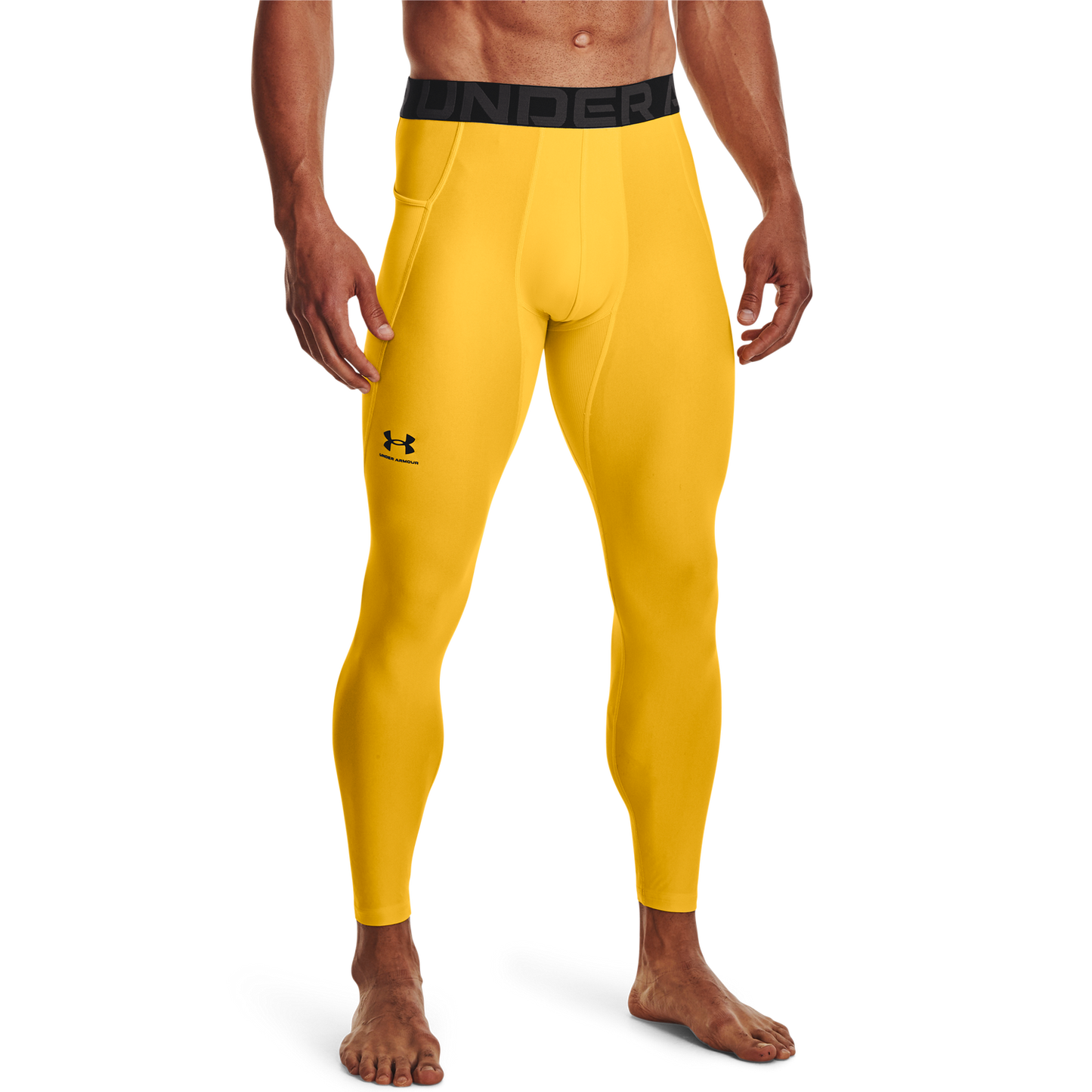 Under Armour HG Armour 2.0 Compression Tights - Men's - Taxi/Black
