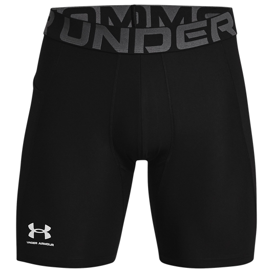 Under Armour HG Armour 2.0 6" Compression Shorts - Men's - Black/White