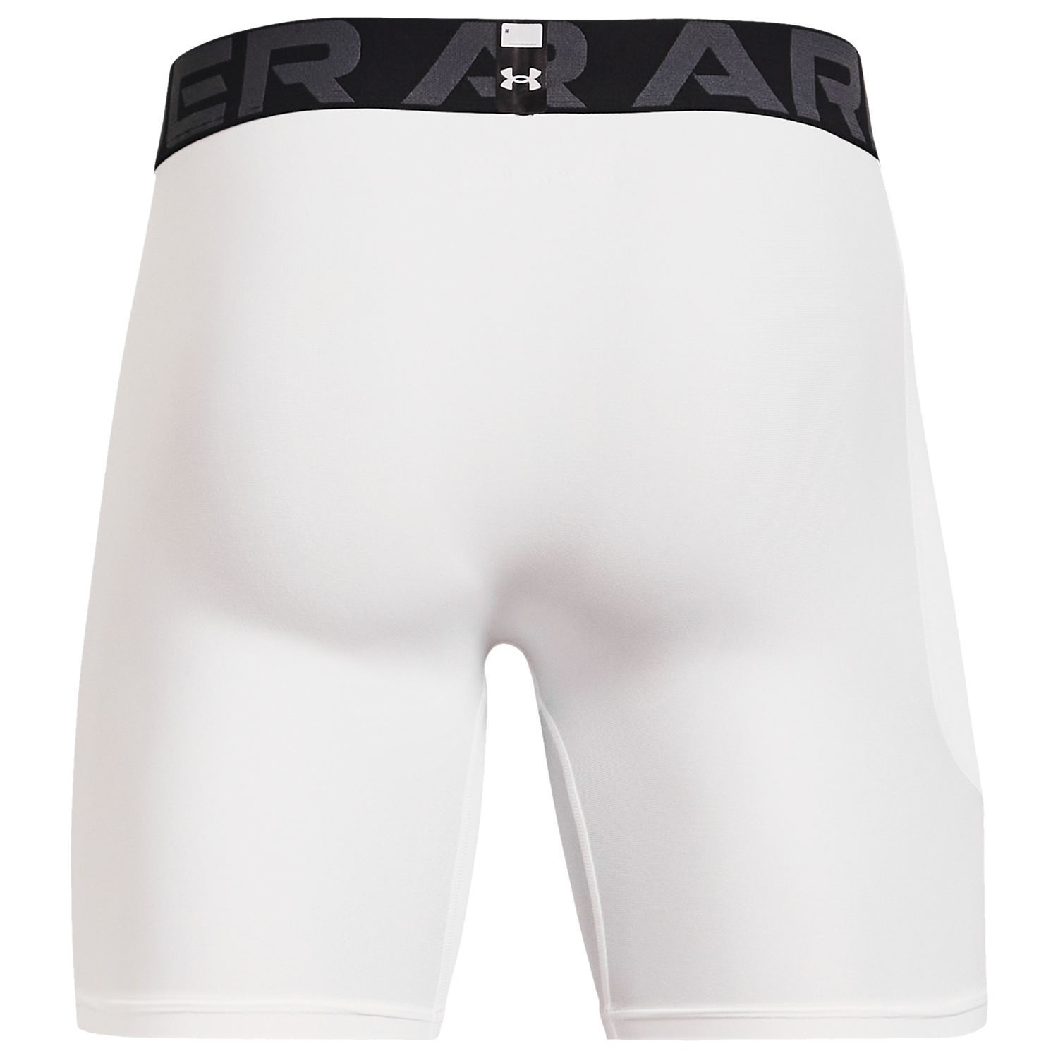 Under Armour HG Armour 2.0 6" Compression Shorts - Men's - White/Black