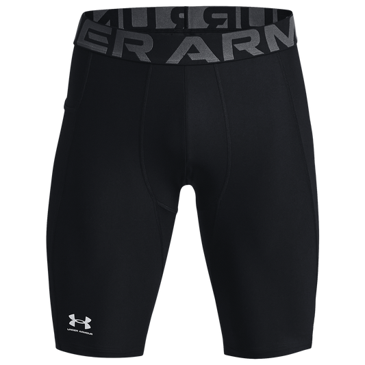Under Armour Heatgear Armour 9" Compression Shorts  - Men's - Black/White