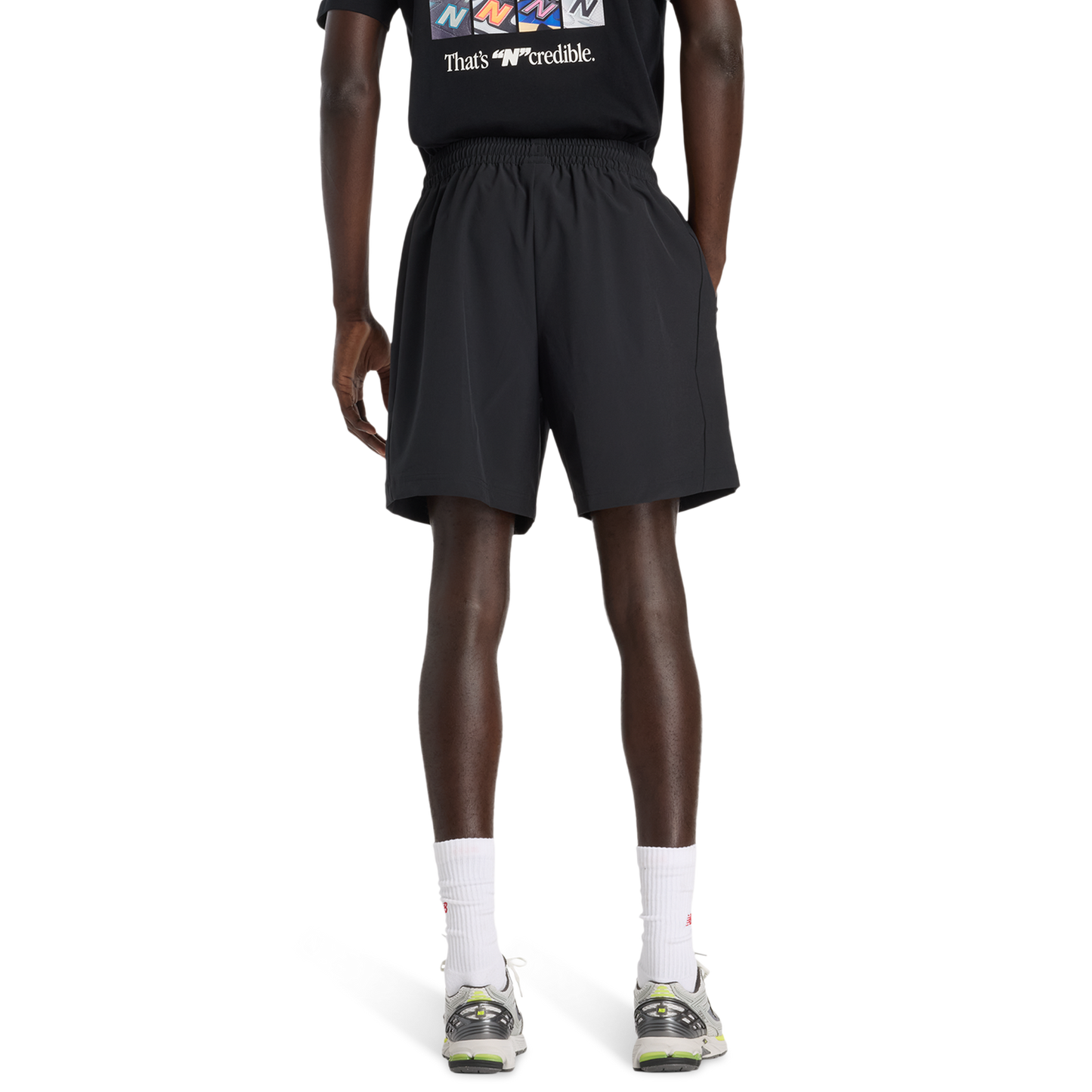New Balance Athletic Woven 7" Shorts - Men's - Black