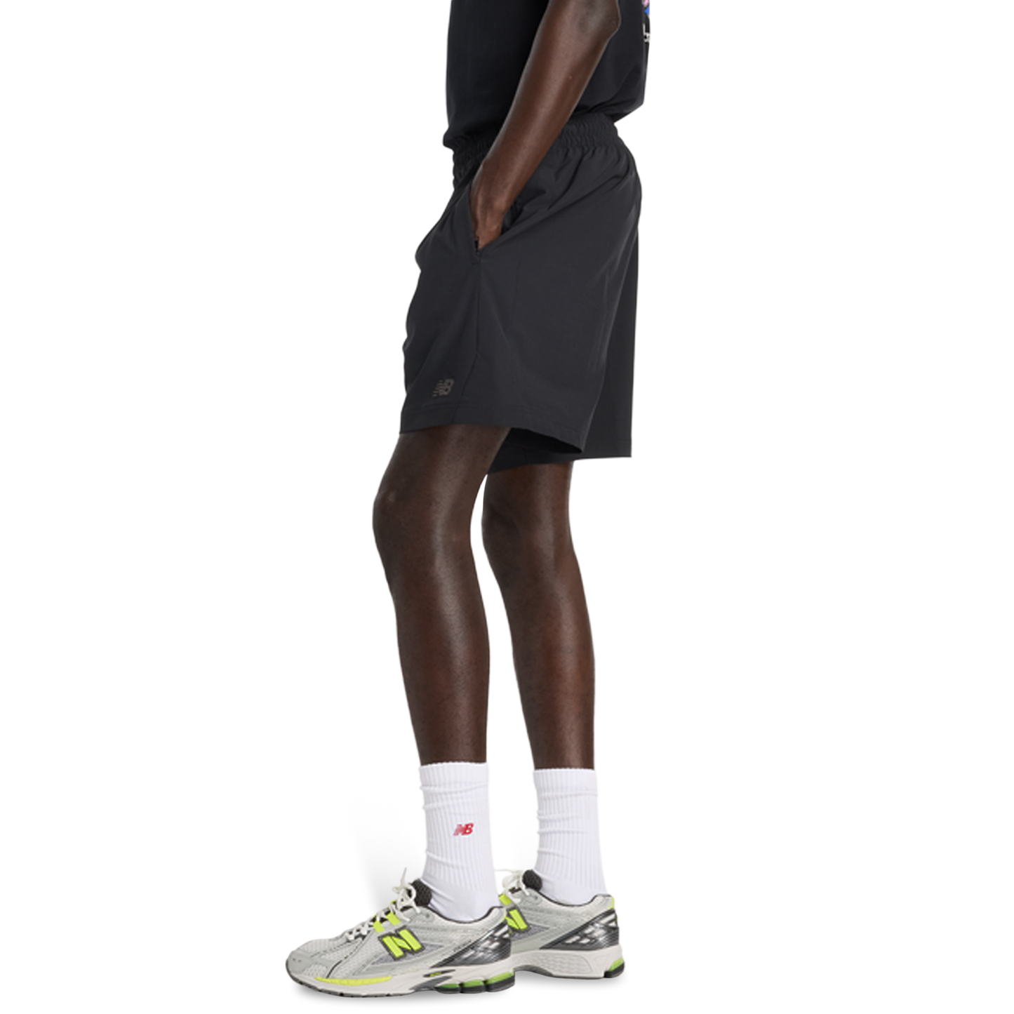 New Balance Athletic Woven 7" Shorts - Men's - Black