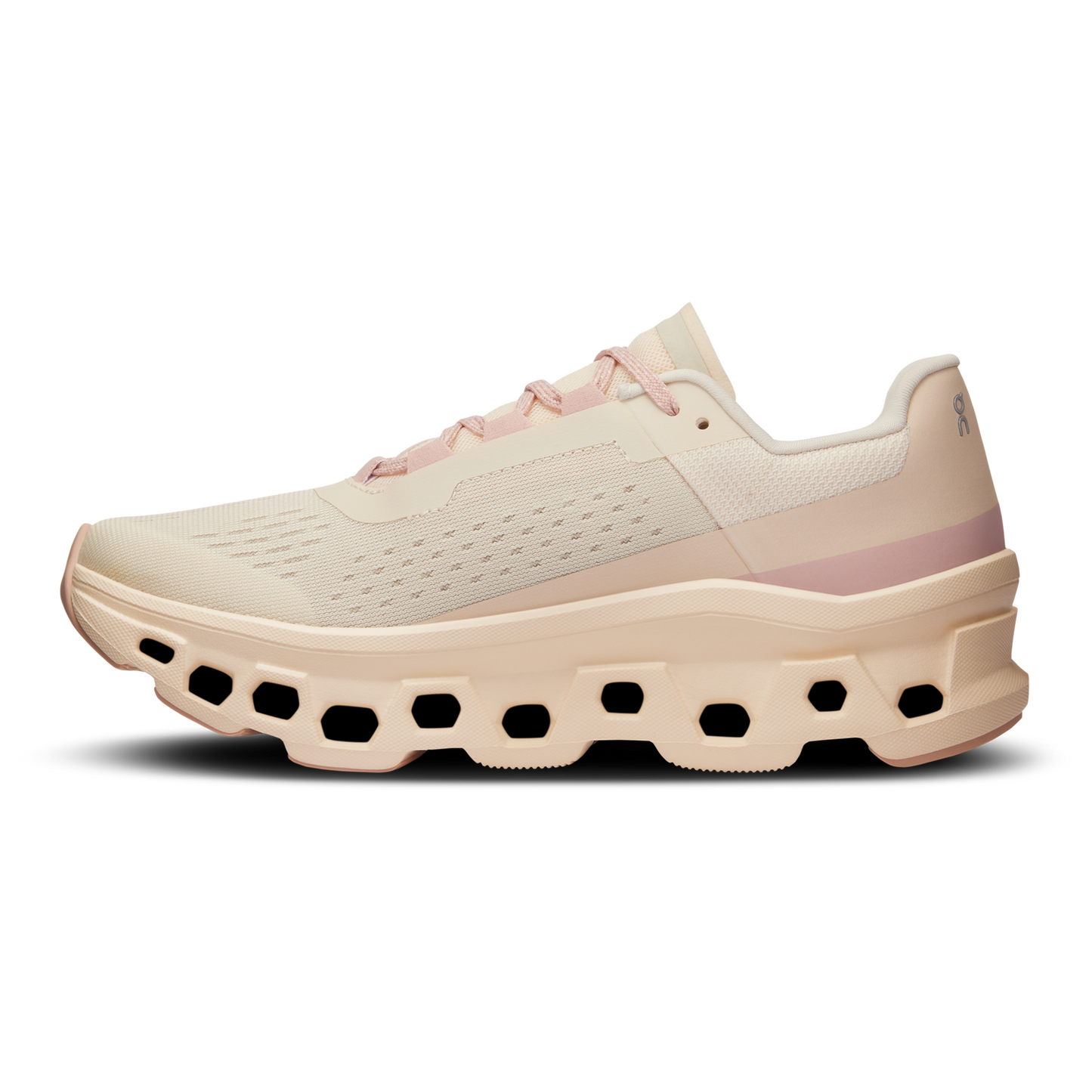 On Cloudmonster - Women's - Tan/Pink