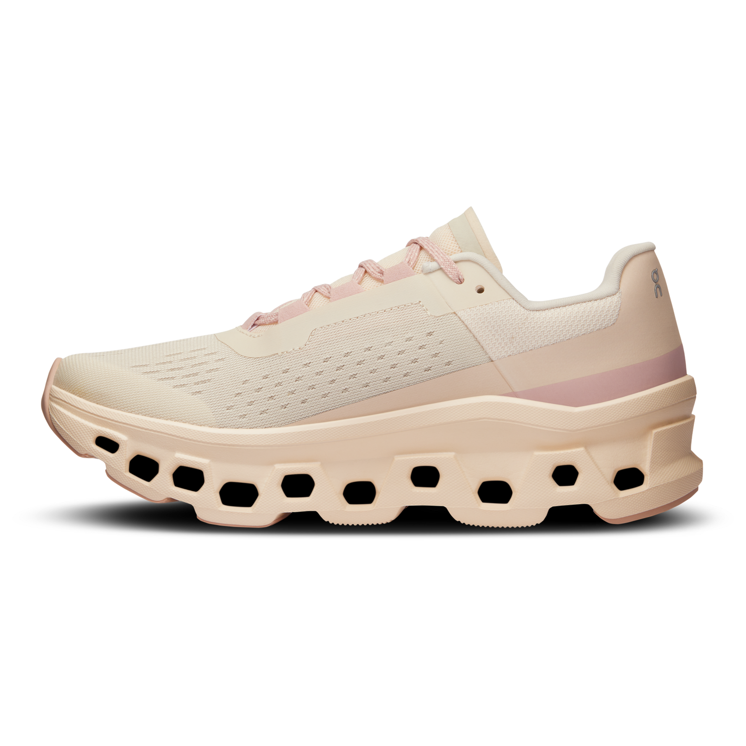 On Cloudmonster - Women's - Tan/Pink