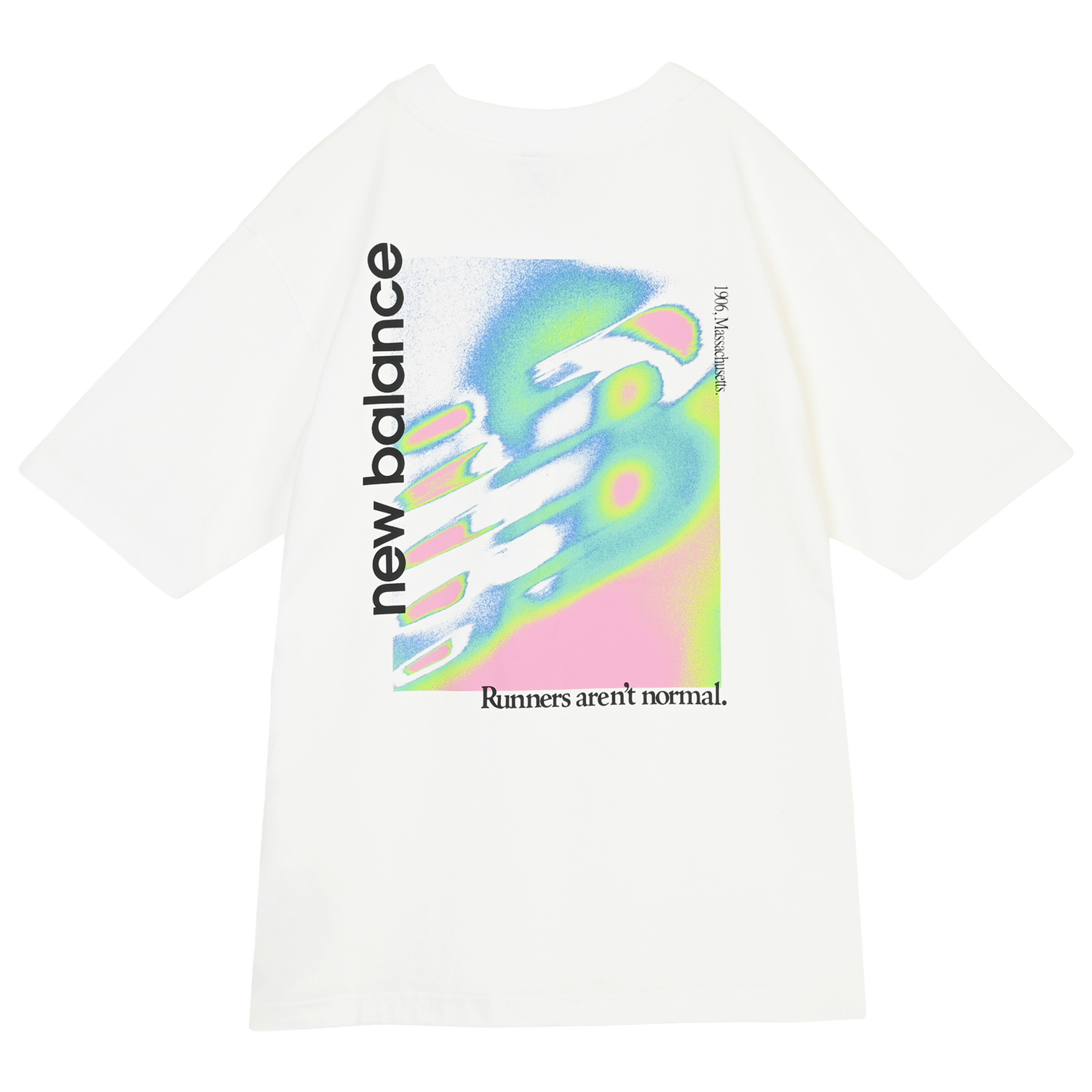 New Balance Classic Tri-Logo Heat Map T-Shirt - Men's - White/Purple