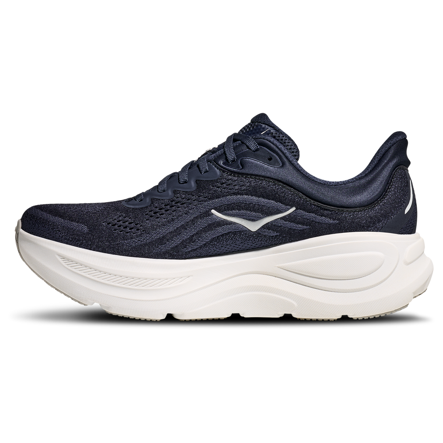HOKA Bondi 9 - Men's - White/Navy