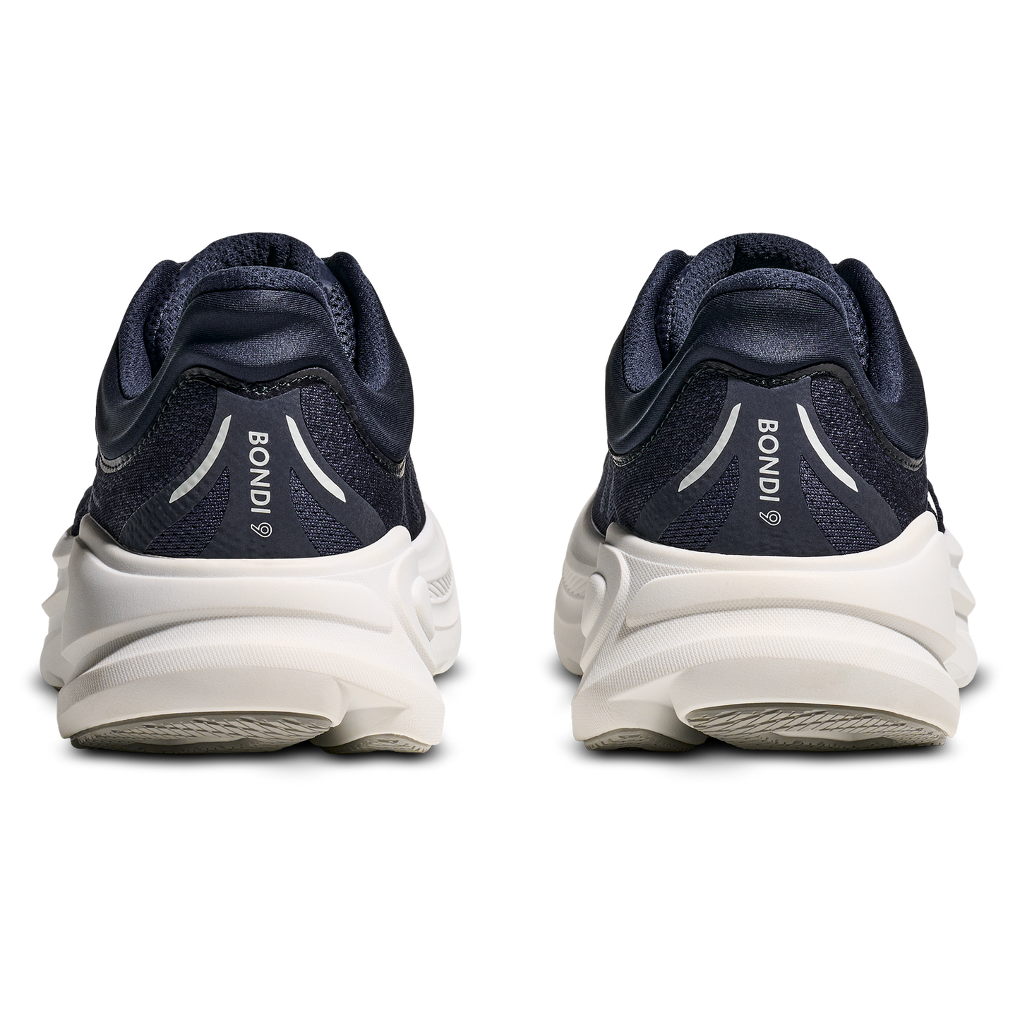 HOKA Bondi 9 - Men's - White/Navy