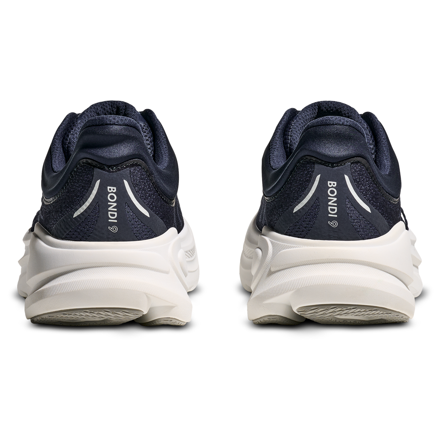 HOKA Bondi 9 - Men's - White/Navy