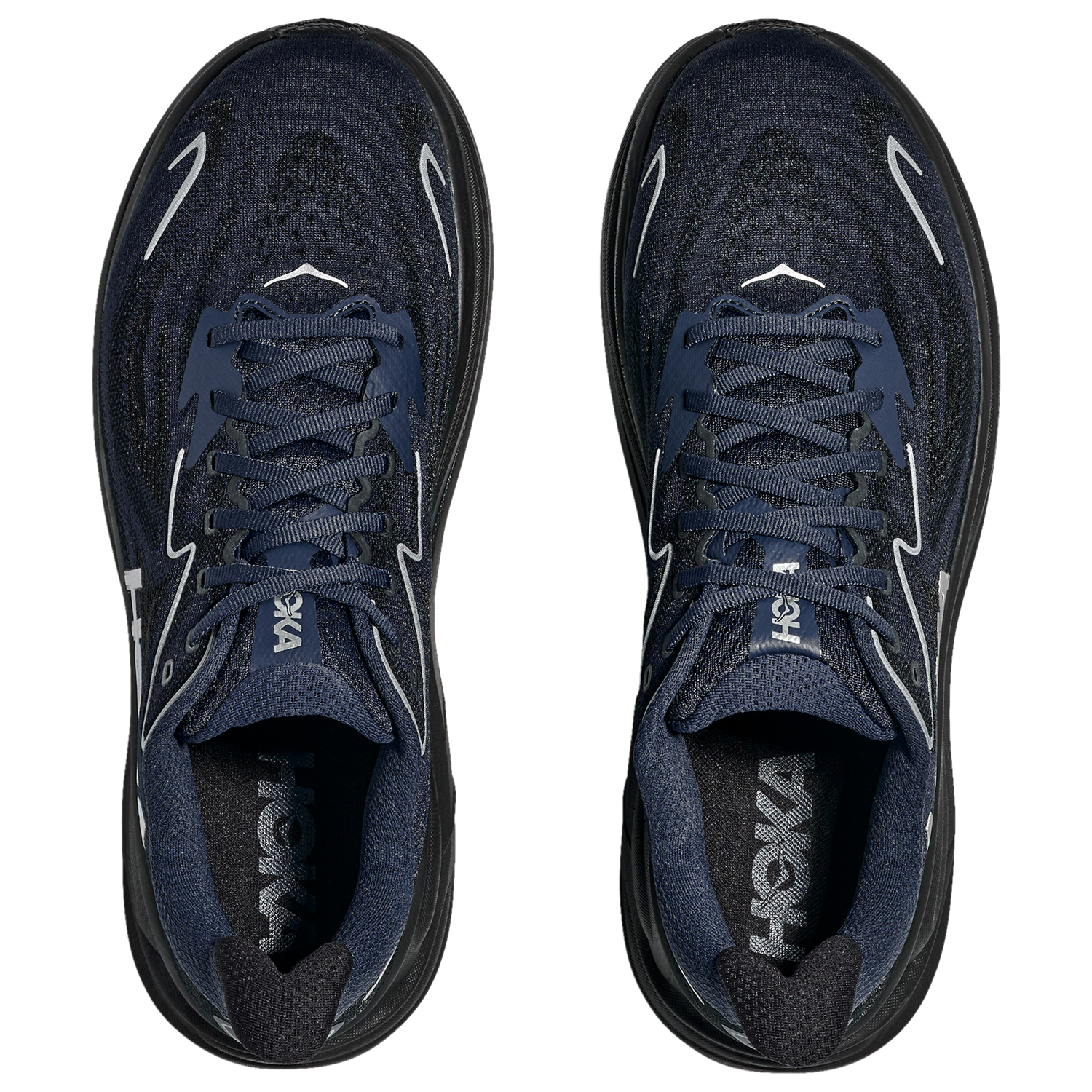HOKA Clifton 10 - Men's - Black/Varsity Navy