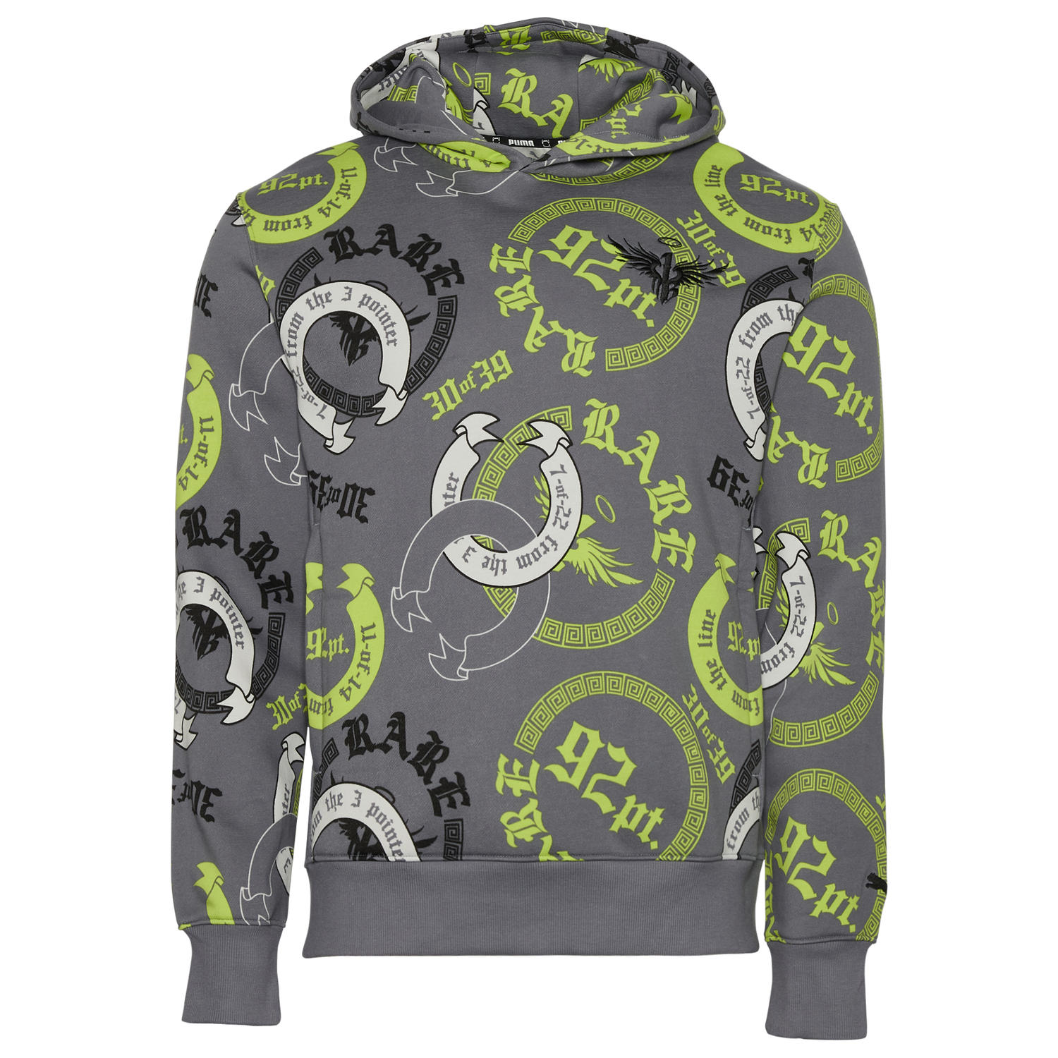 PUMA Melo Chino Hills Hoodie - Men's - Grey/Black