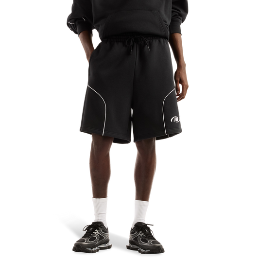 New Balance NB TRACKSIDE FLEECE SHORT - Men's - White/Black