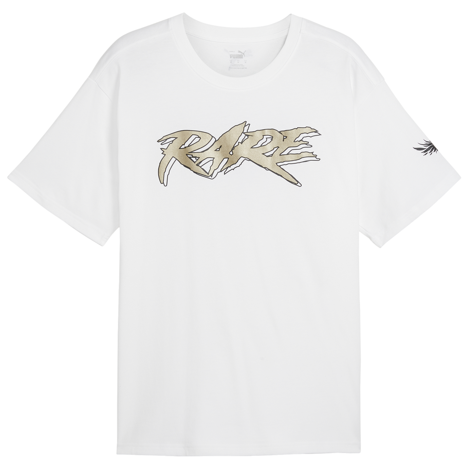 PUMA Footlocker 50th Anniversary Melo Logo T-Shirt - Men's - White/Gold/Black