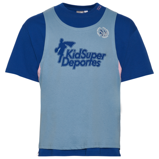 PUMA Hoops x KidSuper T-Shirt - Men's - Blue/Blue