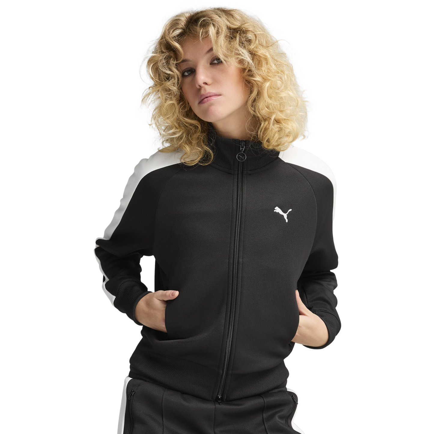 PUMA T7 ALWAYS ON SHORT TRACK JACKET - Women's - Puma Black