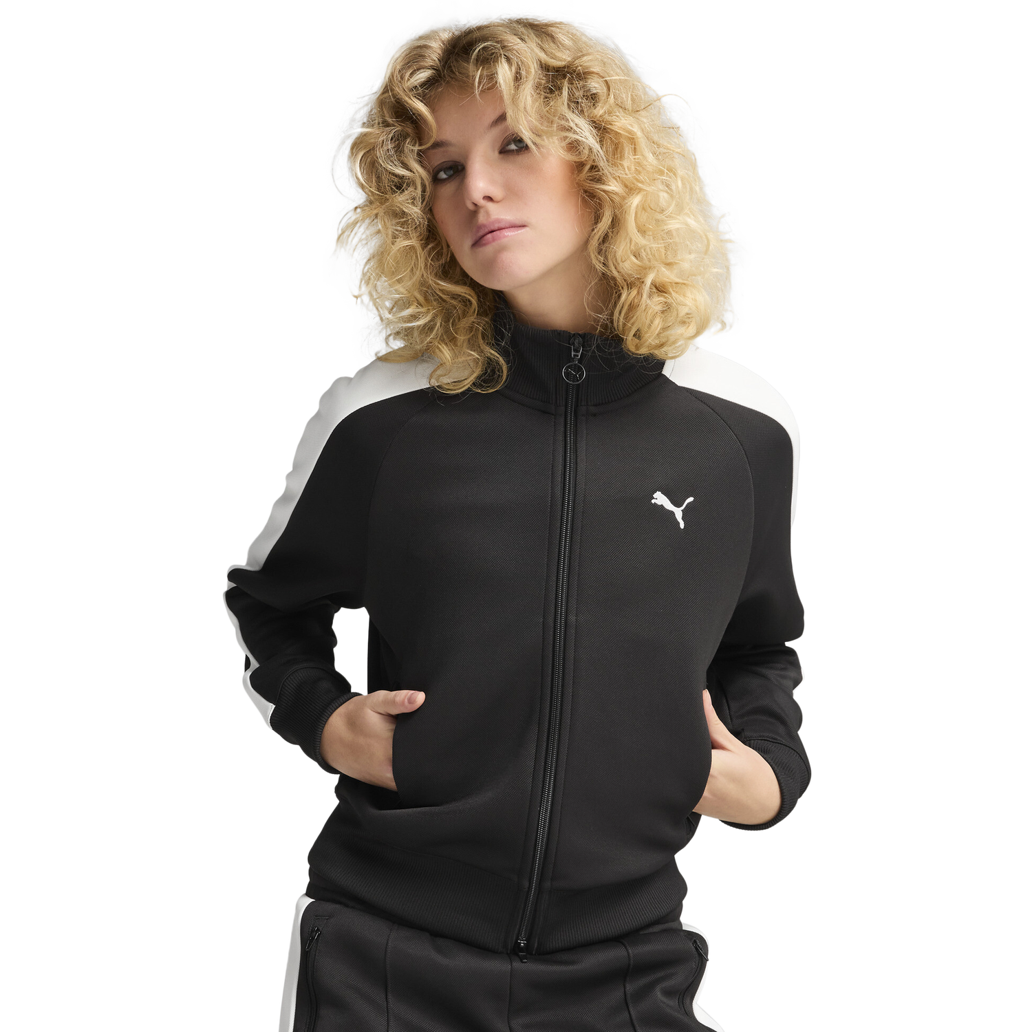 PUMA T7 ALWAYS ON SHORT TRACK JACKET - Women's - Puma Black