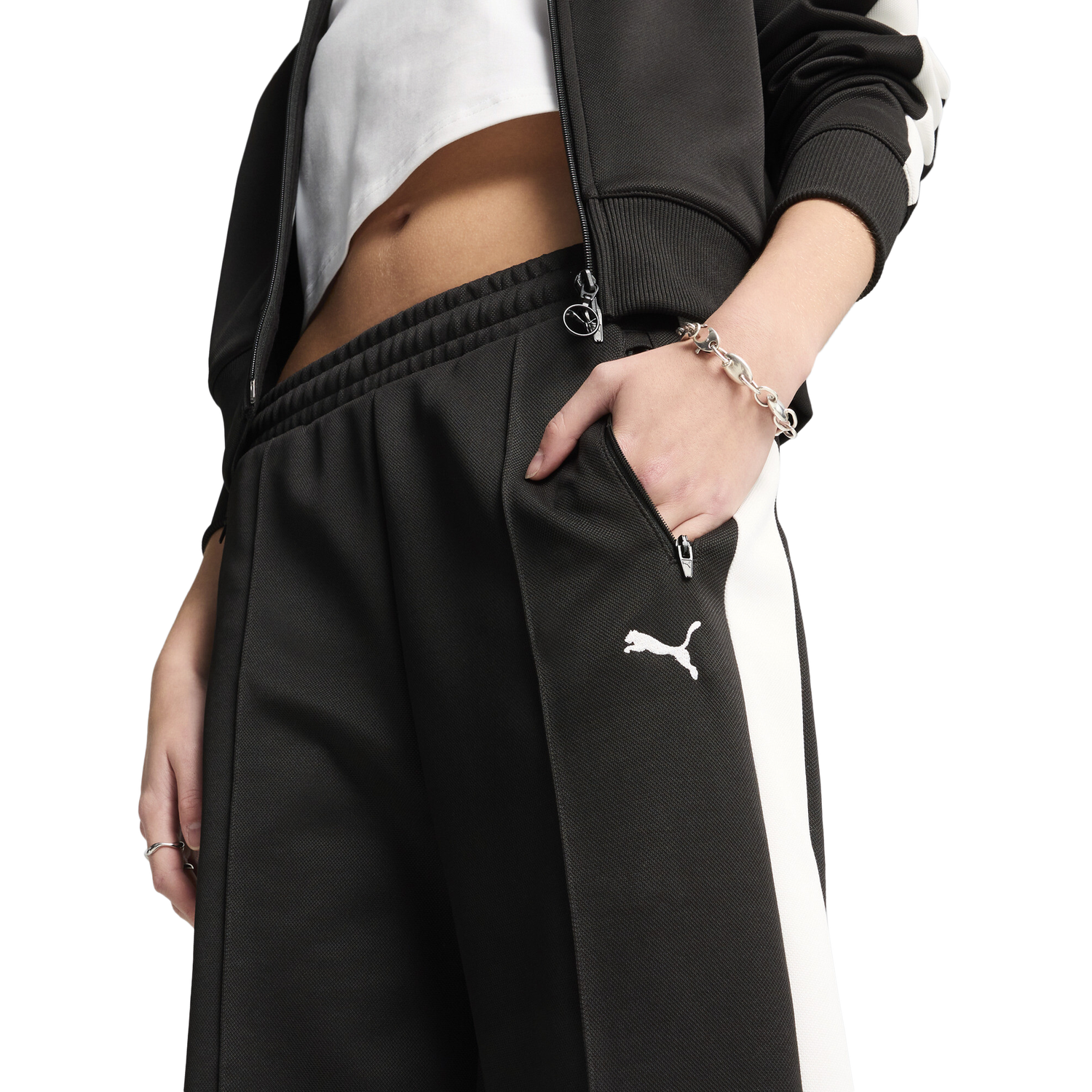 PUMA T7 ALWAYS ON STRAIGHT TRACK PANTS - Women's - Puma Black