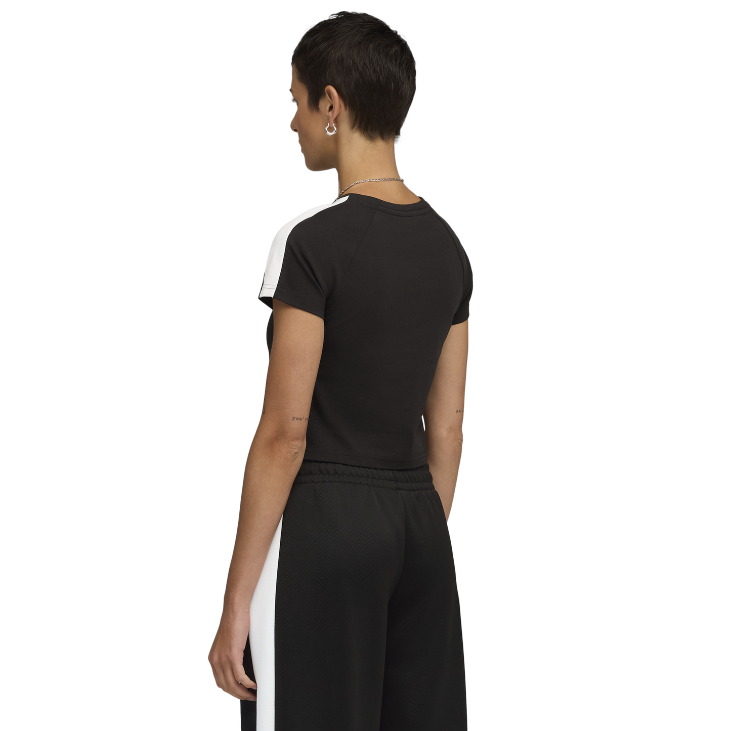 PUMA T7 BABY TEE - Women's - Puma Black