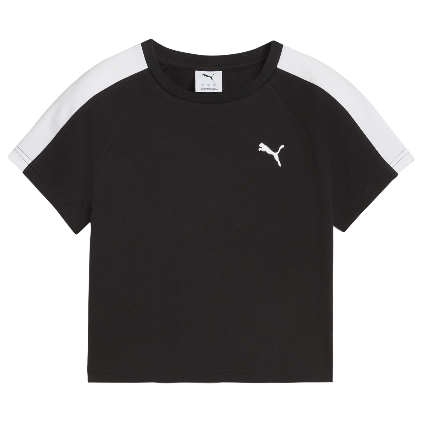 PUMA T7 BABY TEE - Women's - Puma Black