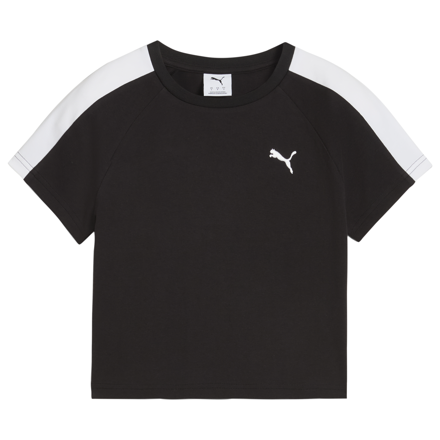 PUMA T7 BABY TEE - Women's - Puma Black