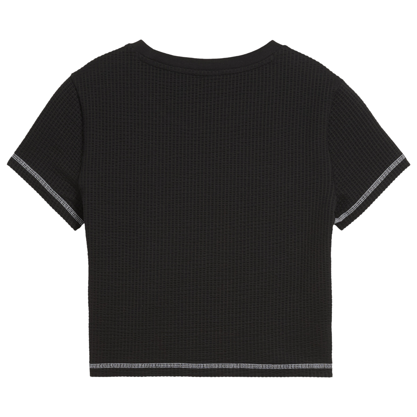 PUMA DARE TO TEXTURED BABY TEE - Women's - Puma Black
