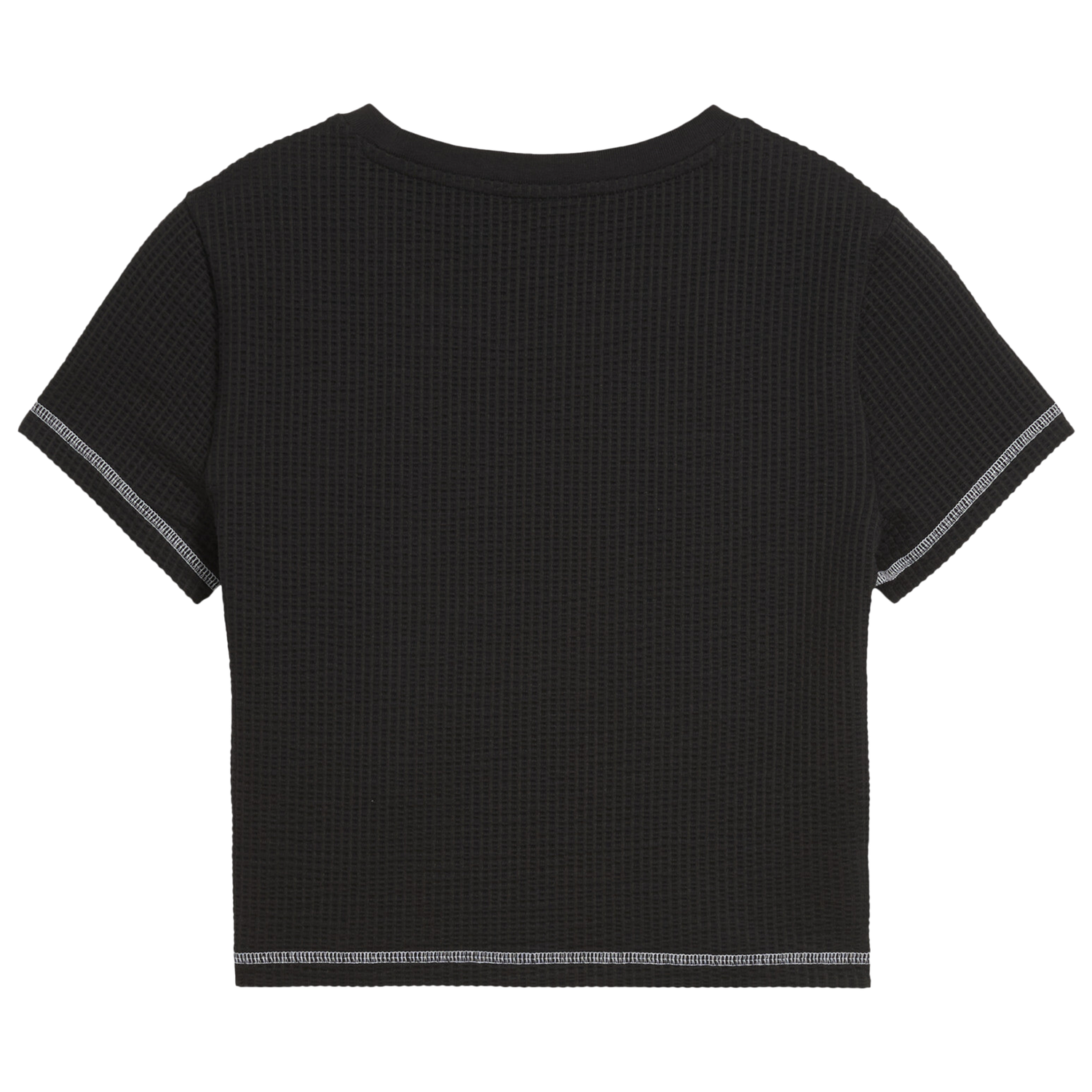 PUMA DARE TO TEXTURED BABY TEE - Women's - Puma Black