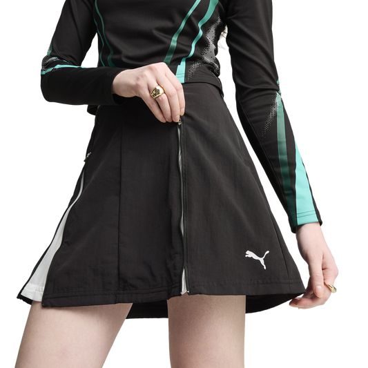 PUMA DARE TO ZIP-OFF WOVEN SKIRT - Women's - Puma Black