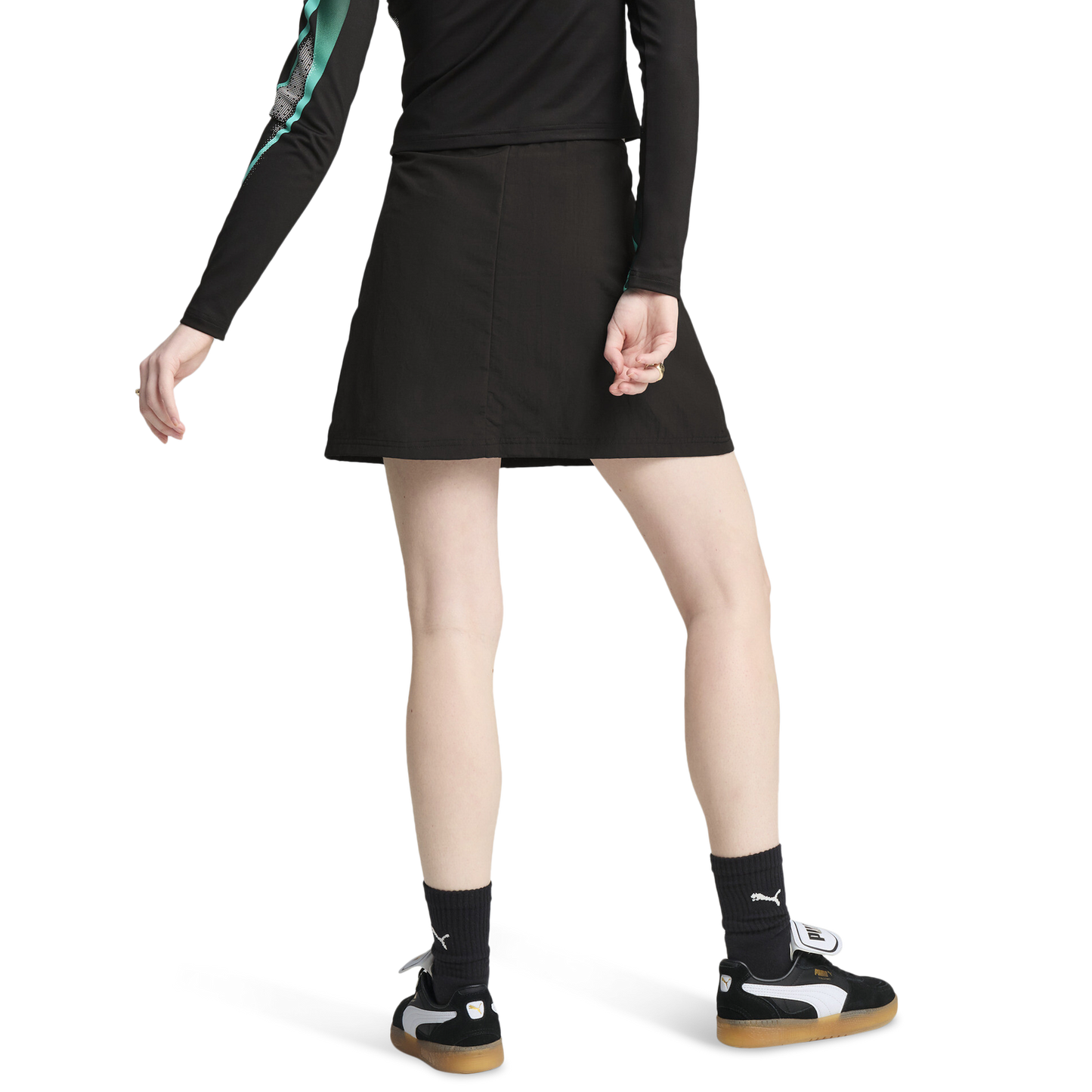 PUMA DARE TO ZIP-OFF WOVEN SKIRT - Women's - Puma Black