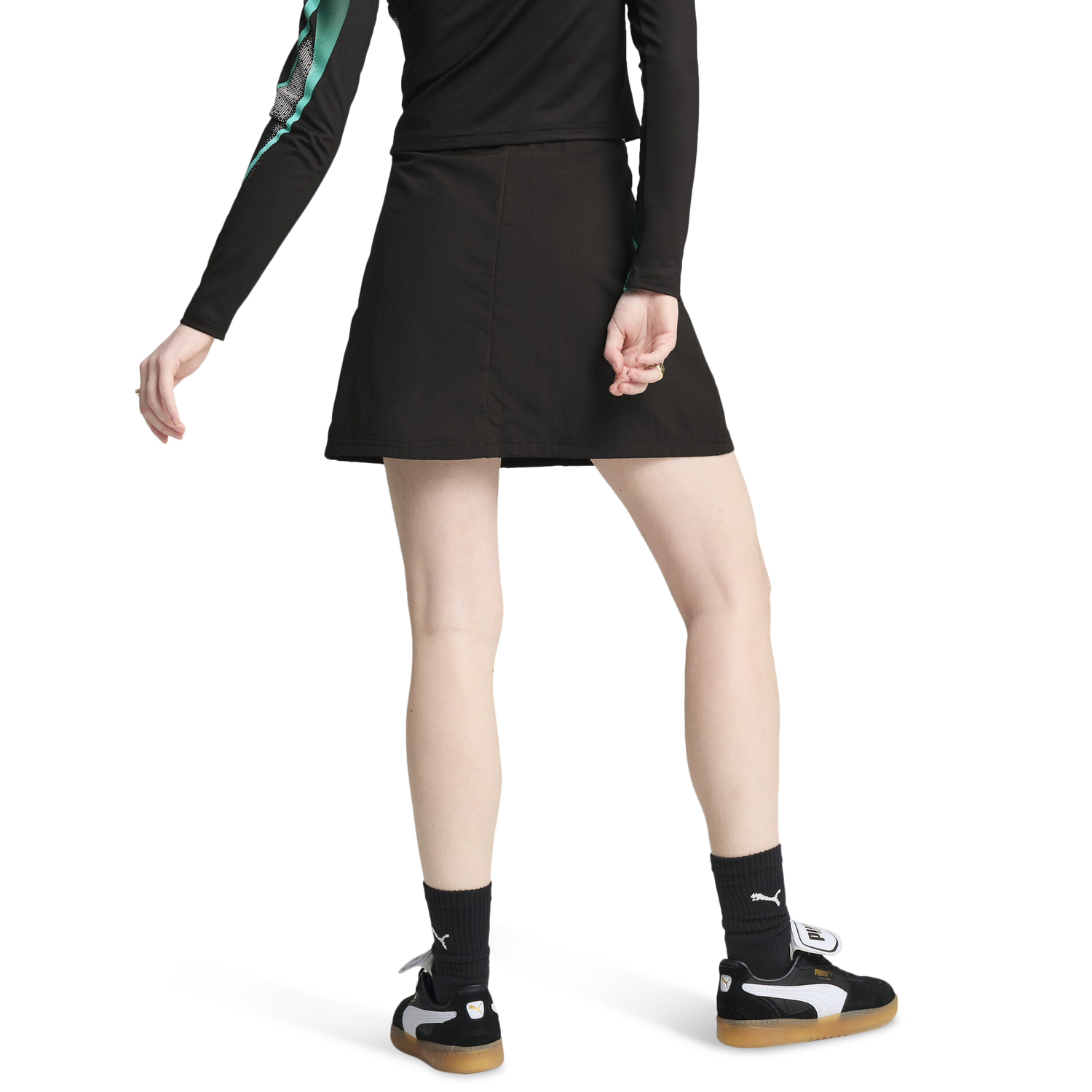 PUMA DARE TO ZIP-OFF WOVEN SKIRT - Women's - Puma Black