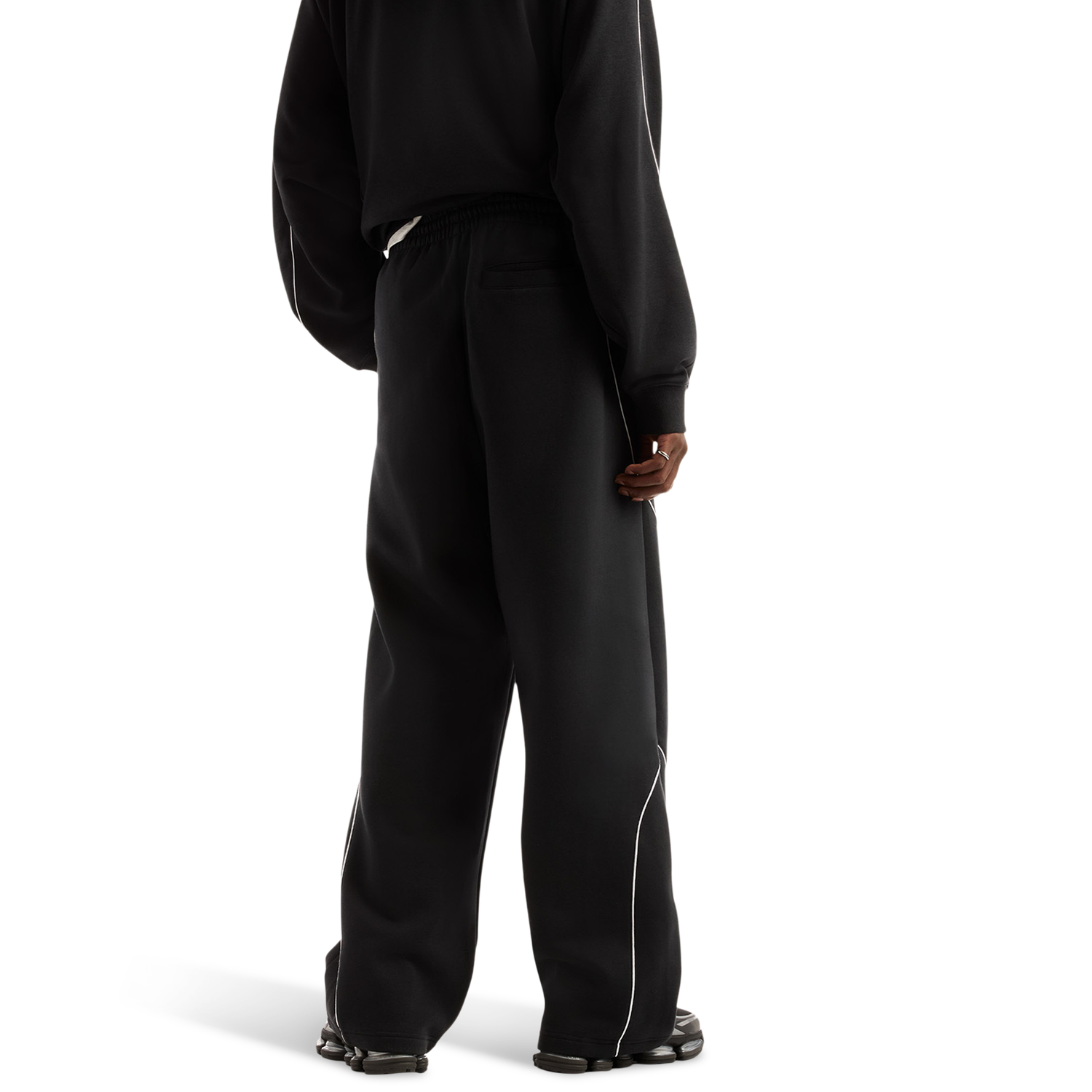 New Balance Trackside Open Hem Pants - Men's - Black/White