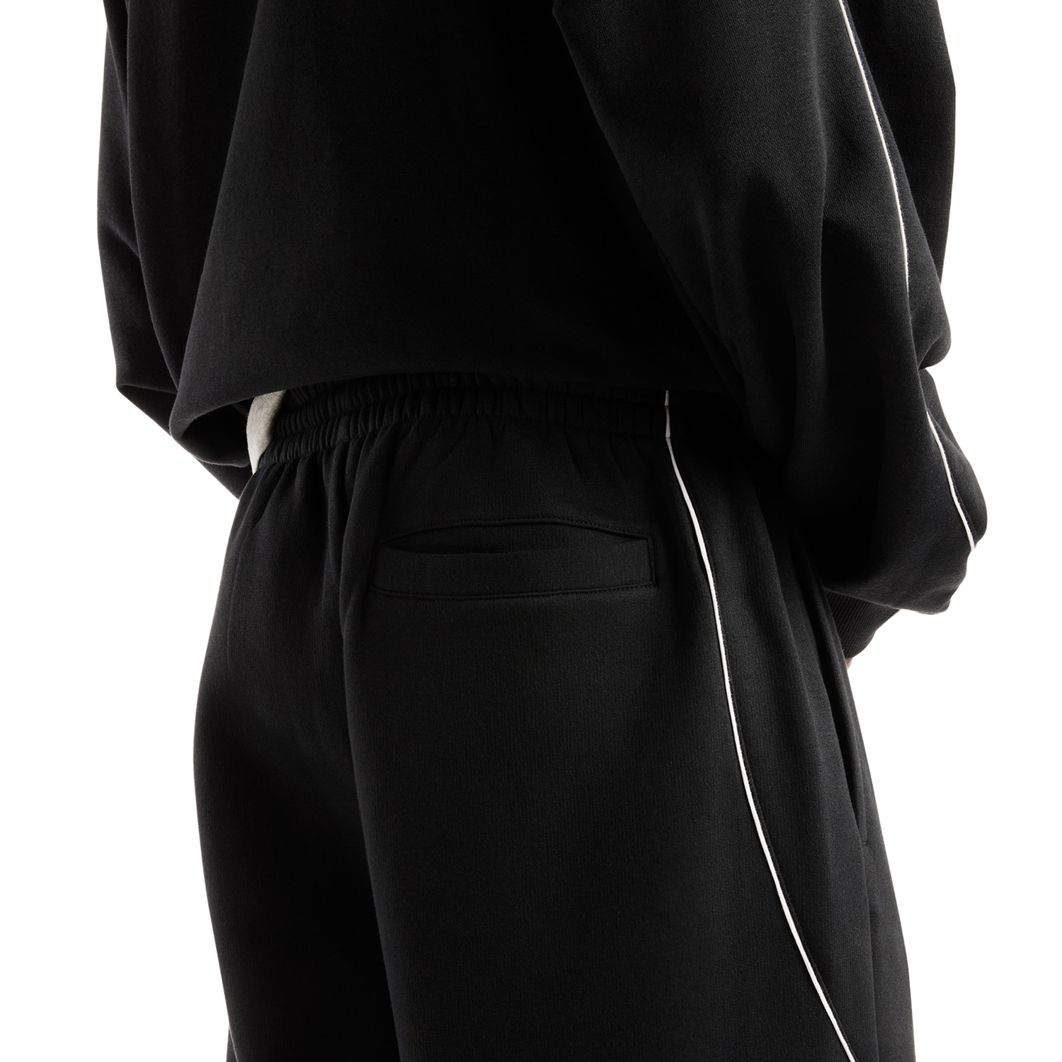 New Balance Trackside Open Hem Pants - Men's - Black/White