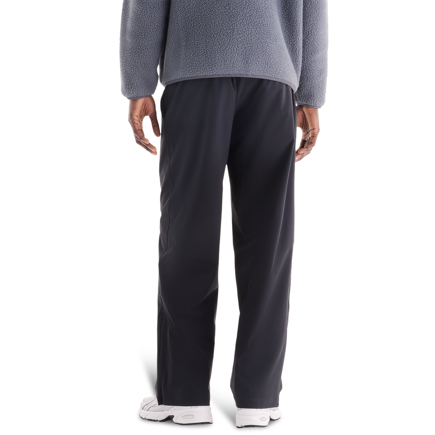 New Balance Stretch Woven Open Hem Pants - Men's - Black/Black