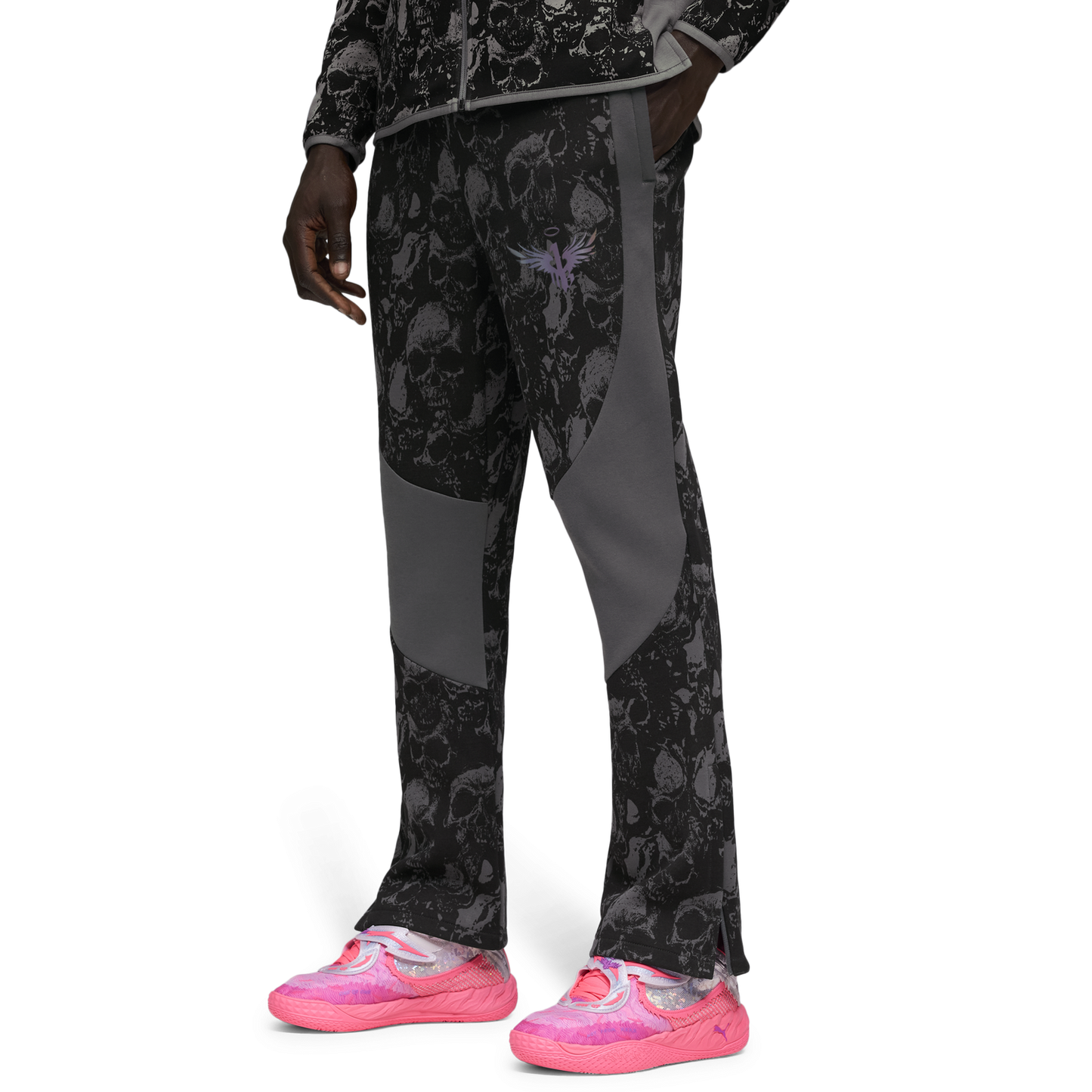 PUMA Lamelo World Tour-Nament Dime Pant - Men's - Dusky Gray