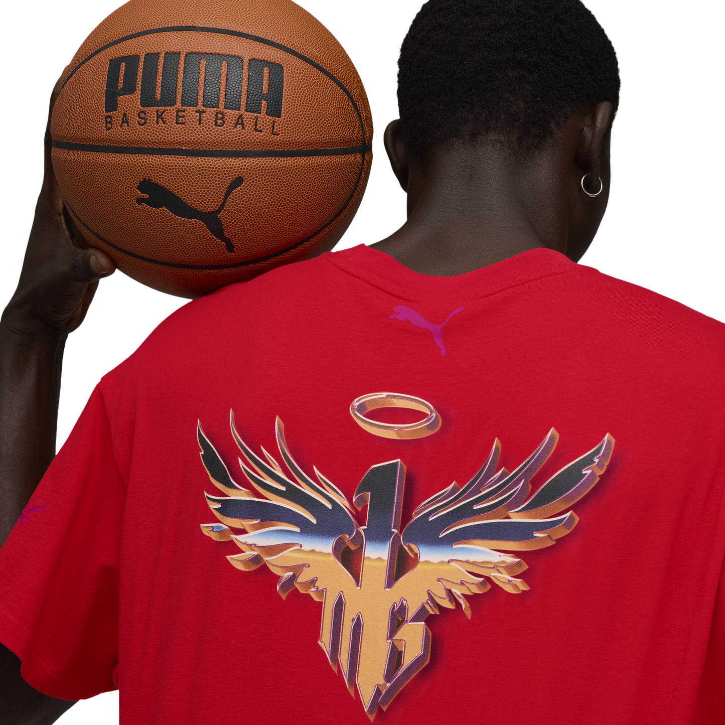 PUMA Lamelo Supernova T-Shirt - Men's - Puma Red