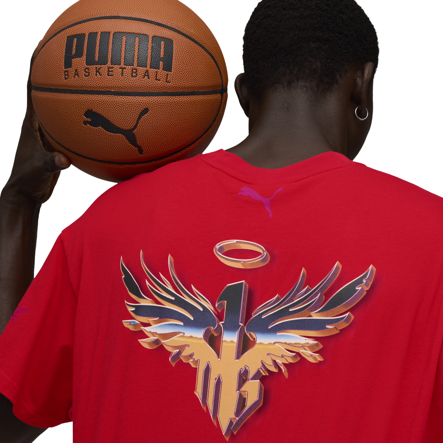 PUMA Lamelo Supernova T-Shirt - Men's - Puma Red