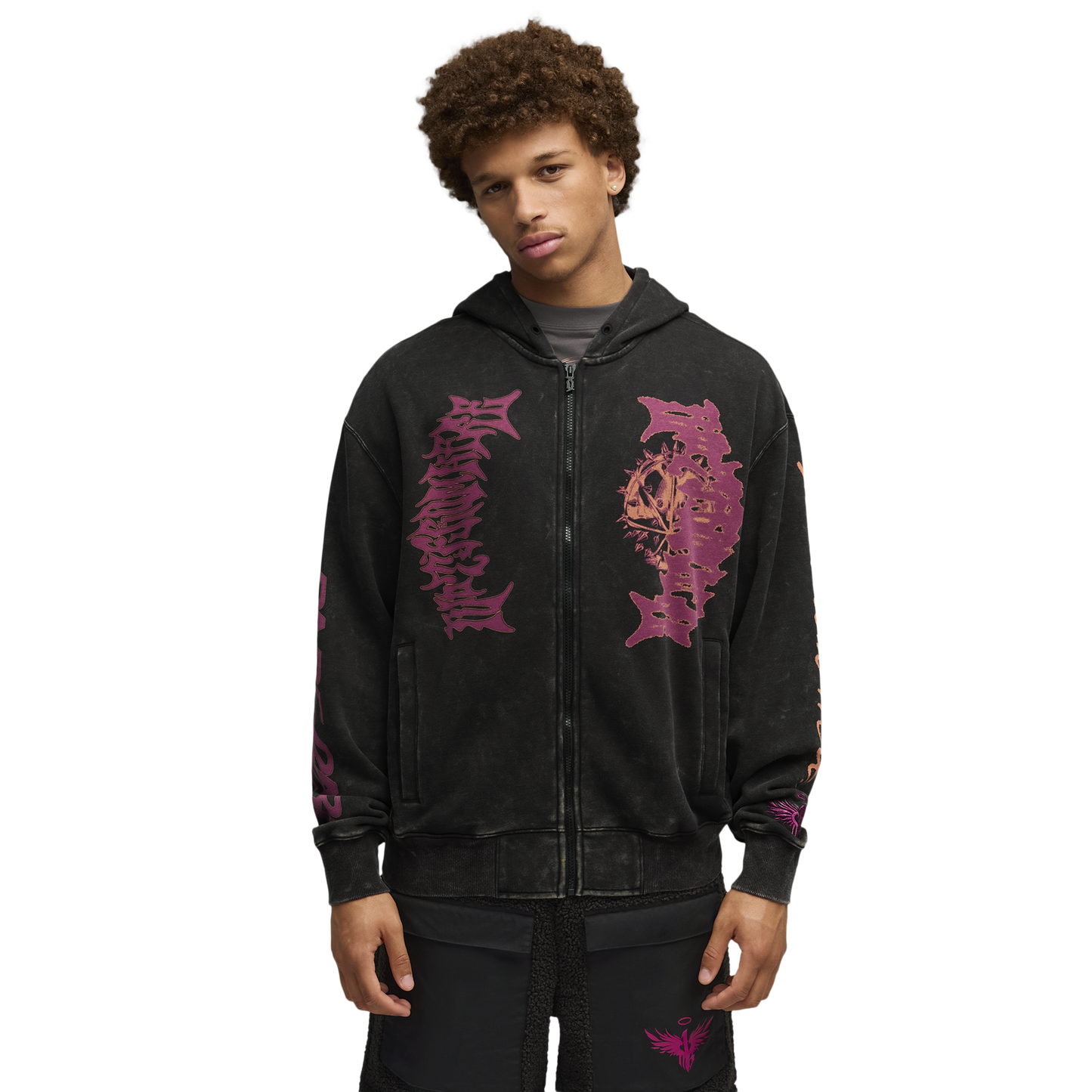 PUMA Lamelo Supernova Full-Zip Hoodie - Men's - Puma Black