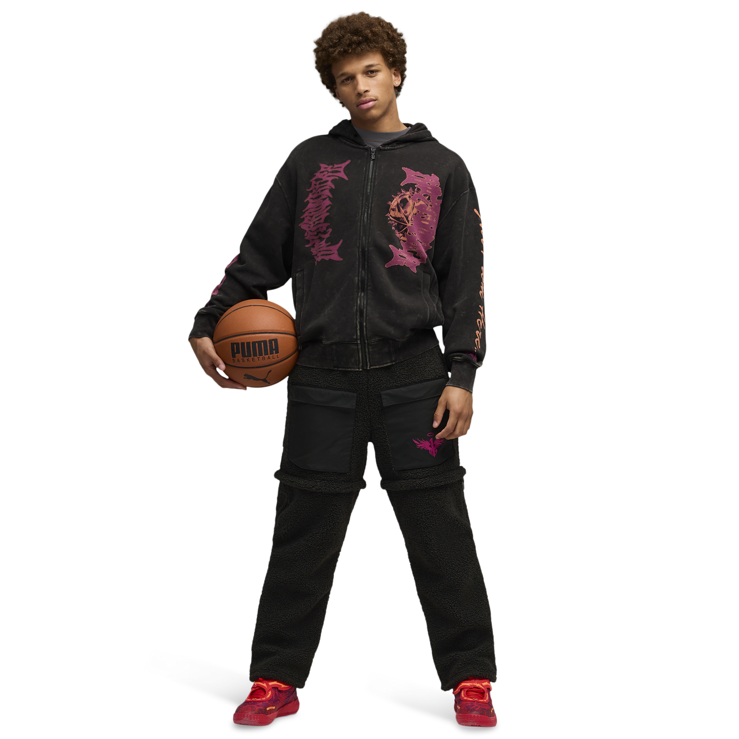 PUMA Lamelo Supernova Full-Zip Hoodie - Men's - Puma Black