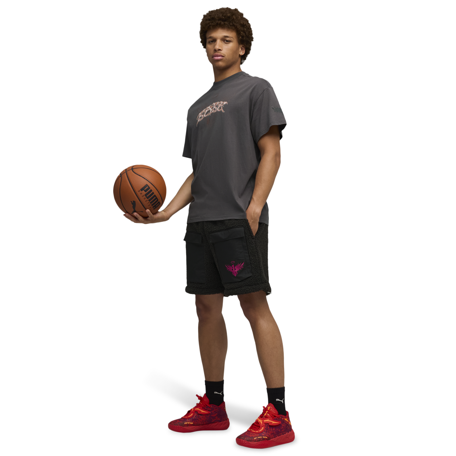 PUMA Lamelo Supernova Sherpa Pant - Men's - Puma Black