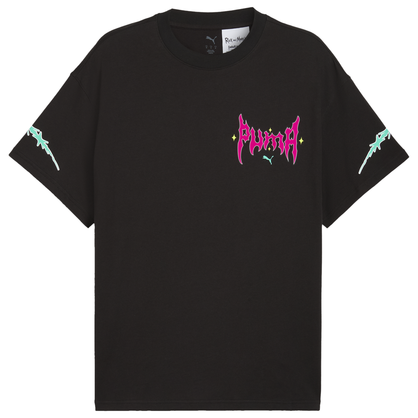 PUMA R&M T-Shirt - Men's - Black