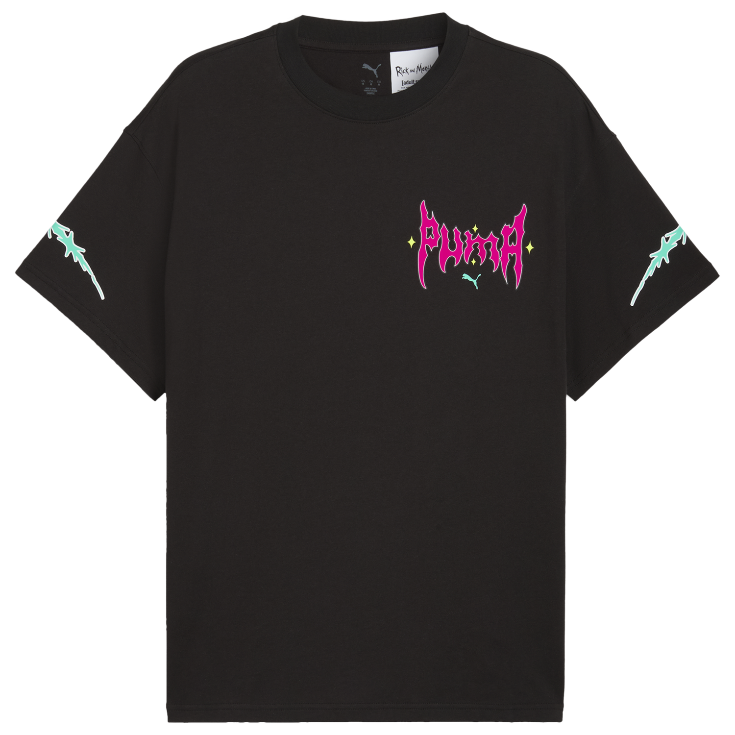 PUMA R&M T-Shirt - Men's - Black