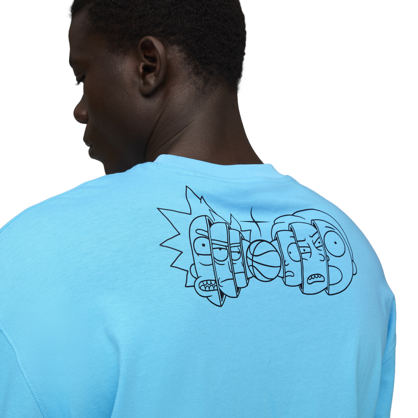 PUMA Hoops x Rick and Morty Long Sleeve T-Shirt - Men's - Teal/Black